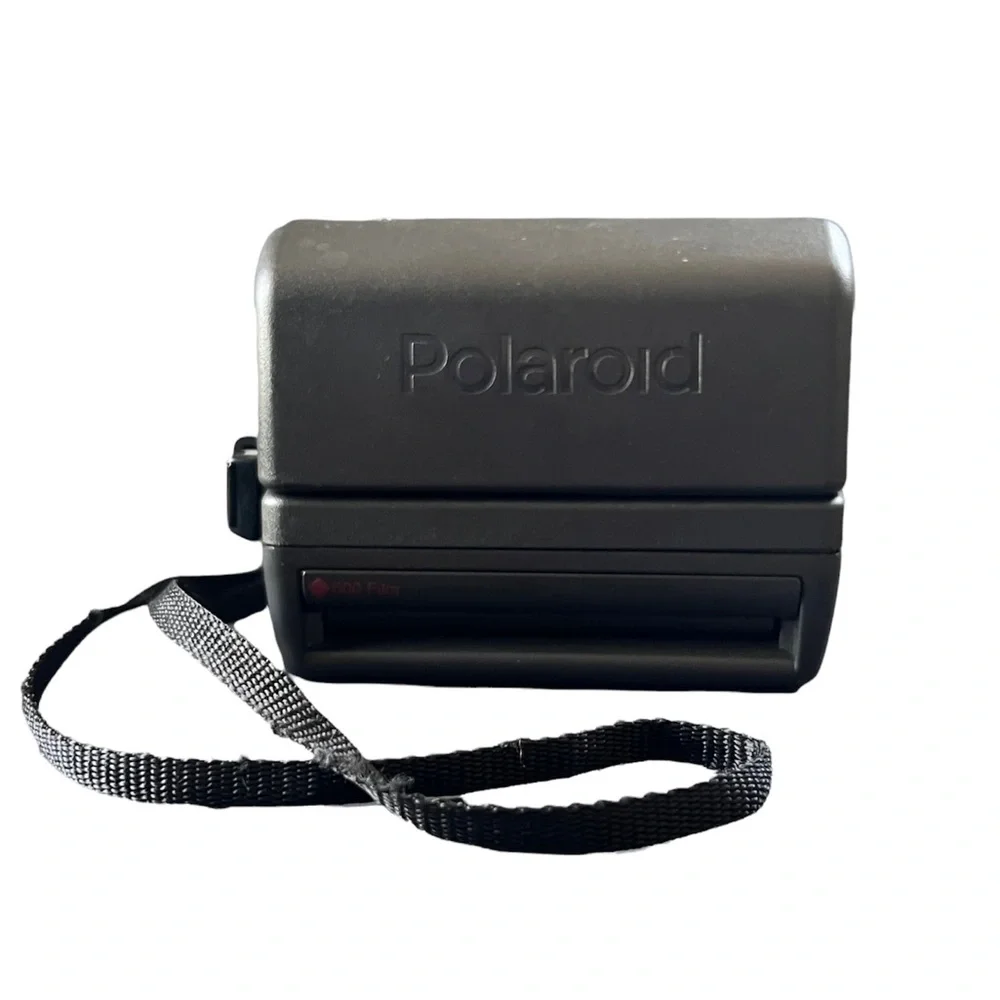 Polaroid 600 OneStep Instant Camera Film Flash True VTG AutoFocus Not Tested